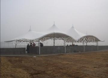 膜結構看臺：海洋大學體育場膜結構看臺