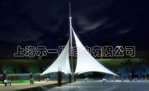 景觀張拉合抱膜1021