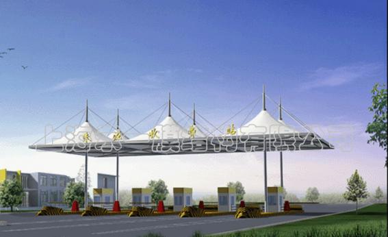 膜結構收費站2201