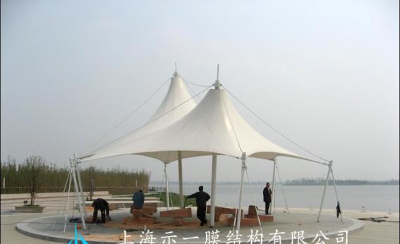 景區膜結構遮陽棚10302