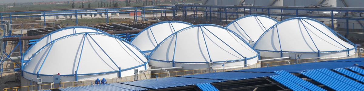 污水/沼氣膜結構設施