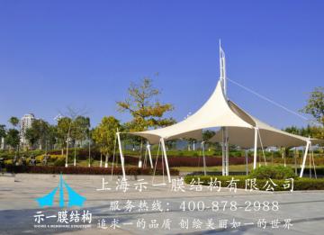 遮陽棚是否可以運用膜結構車棚技術？