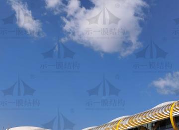 被膜結(jié)構(gòu)工程廣泛運(yùn)用的PTFE與ETFE膜材