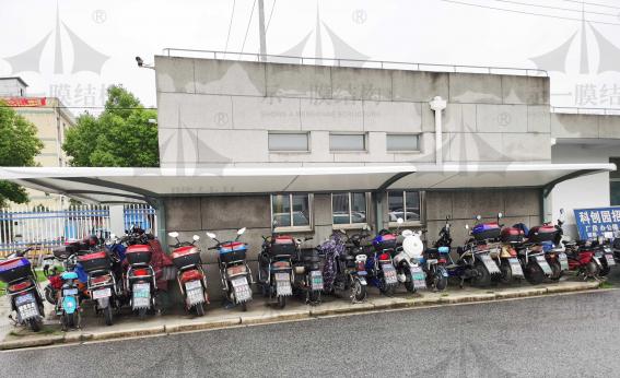 青浦工業園膜結構停車棚