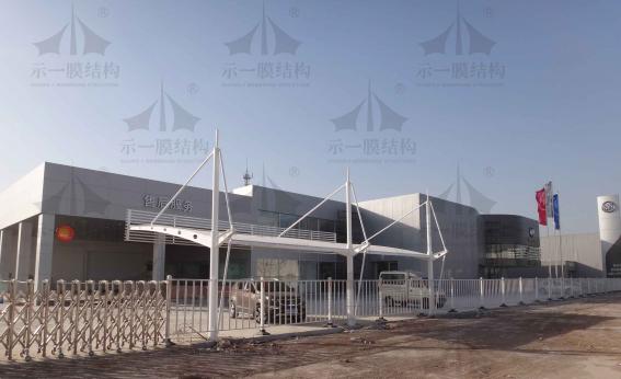 焦作二手車展棚膜結構車棚