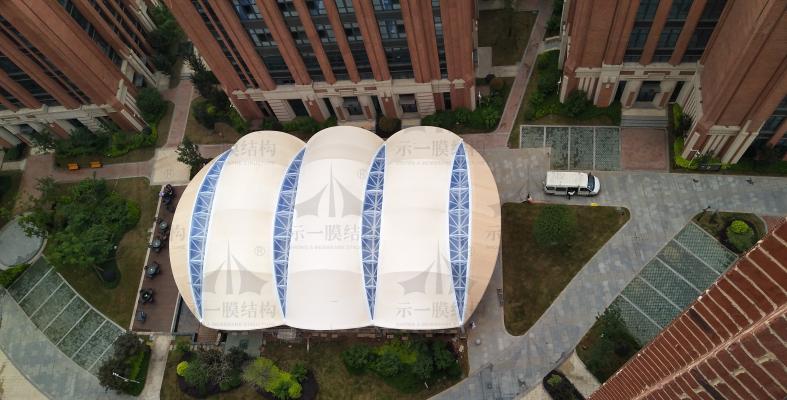 江蘇南京星智匯膜結構景觀遮陽棚