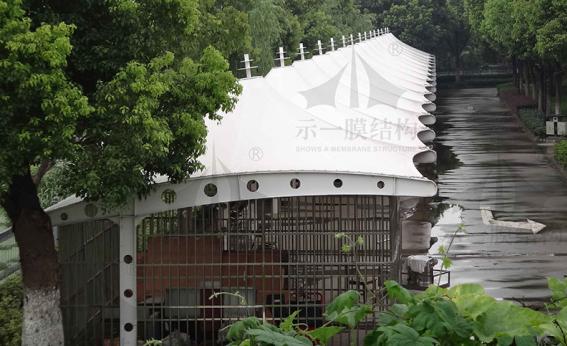 上海司法警官學校膜結構車棚