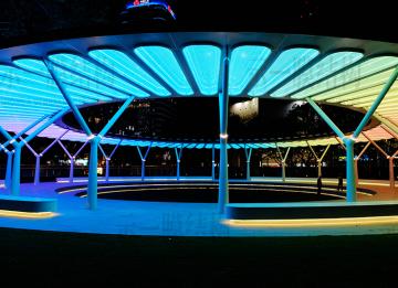 景觀膜結構與環境的相融合