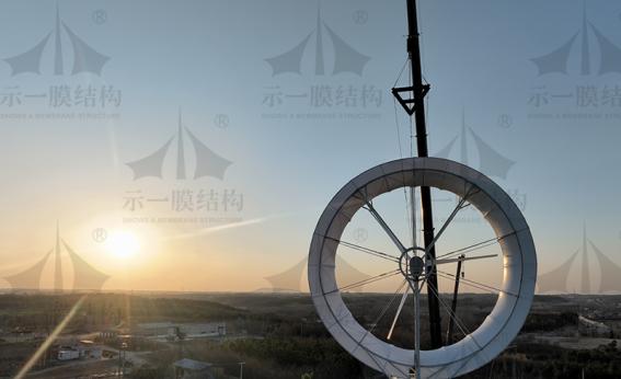 風力發電機增速涵道膜結構-2